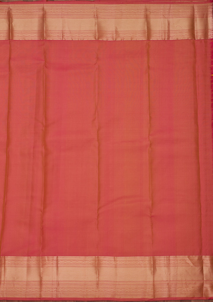 Yellow Zariwork Silk Saree