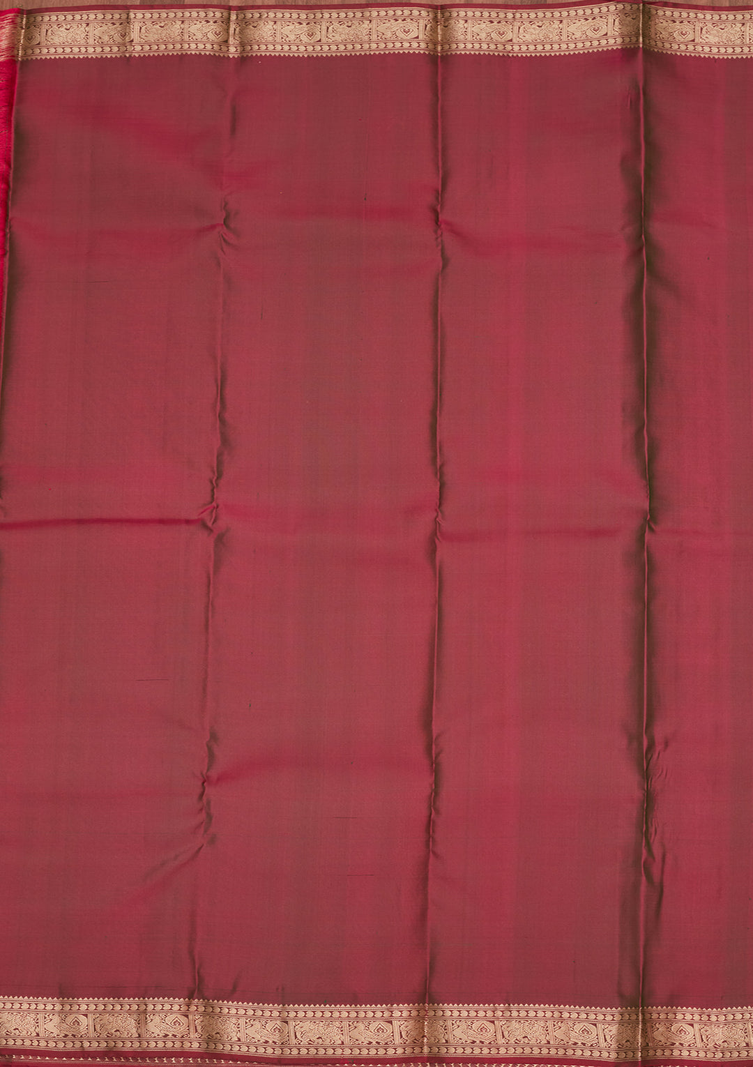 Bottle Green Zariwork Pure Silk Saree