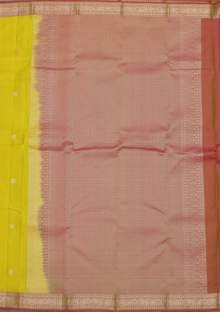 Mehendi Zariwork Pure Silk Saree