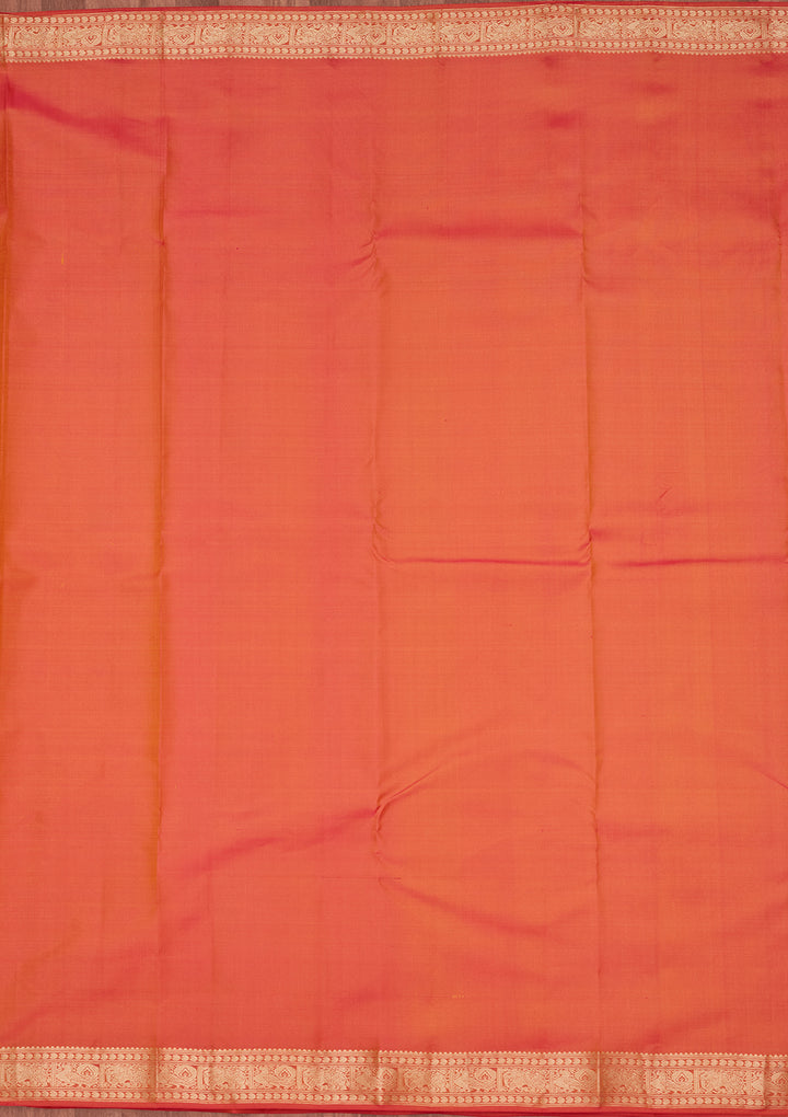 Mustard Zariwork Pure Silk Saree