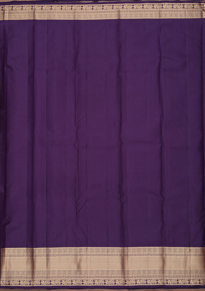 Lavender Zariwork Pure Silk Saree