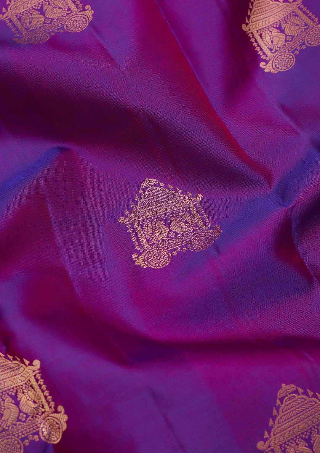 Purple Zariwork Silk Saree