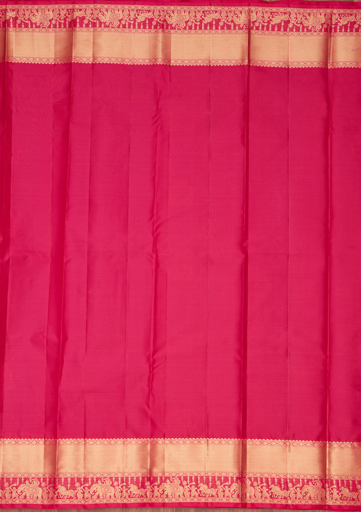 Purple Zariwork Silk Saree