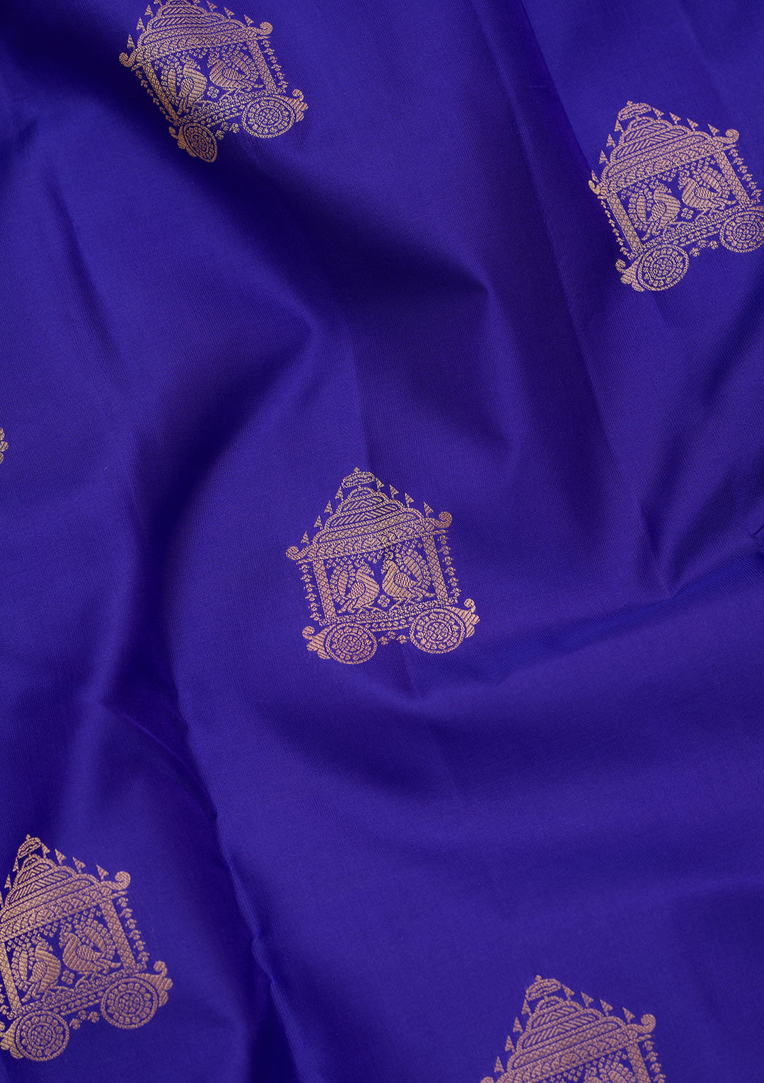 Royal Blue Zariwork Silk Saree