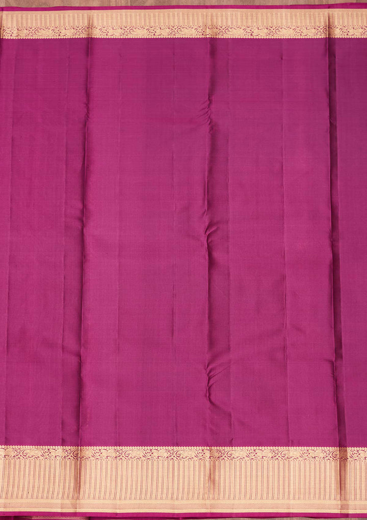 Parrot Green Zariwork Silk Saree