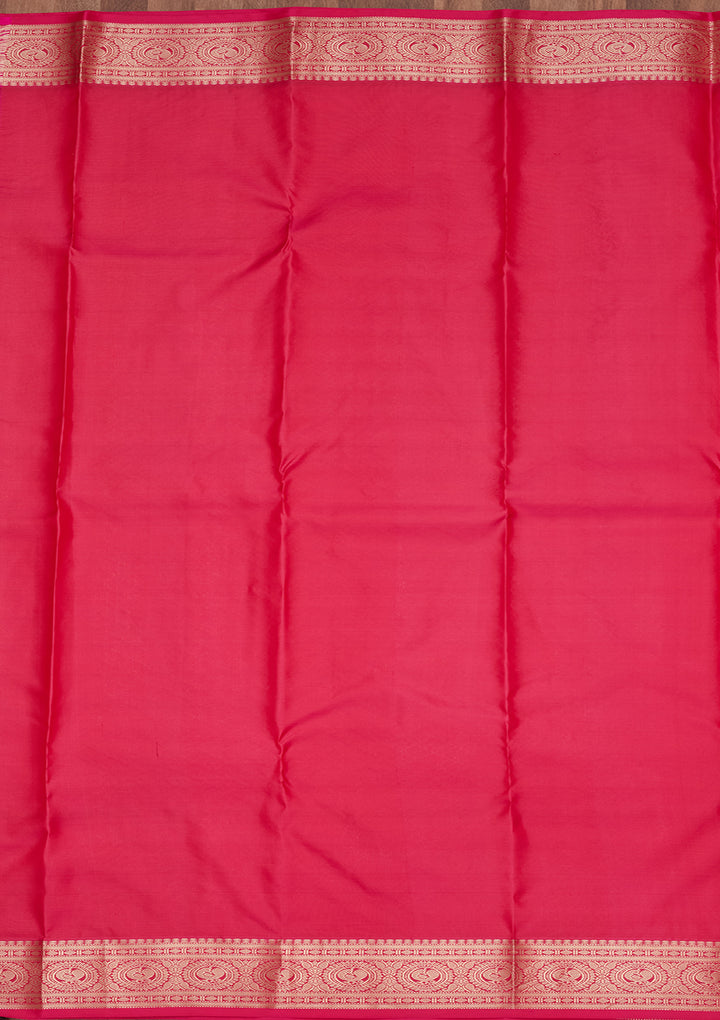 Mustard Zariwork Pure Silk Saree