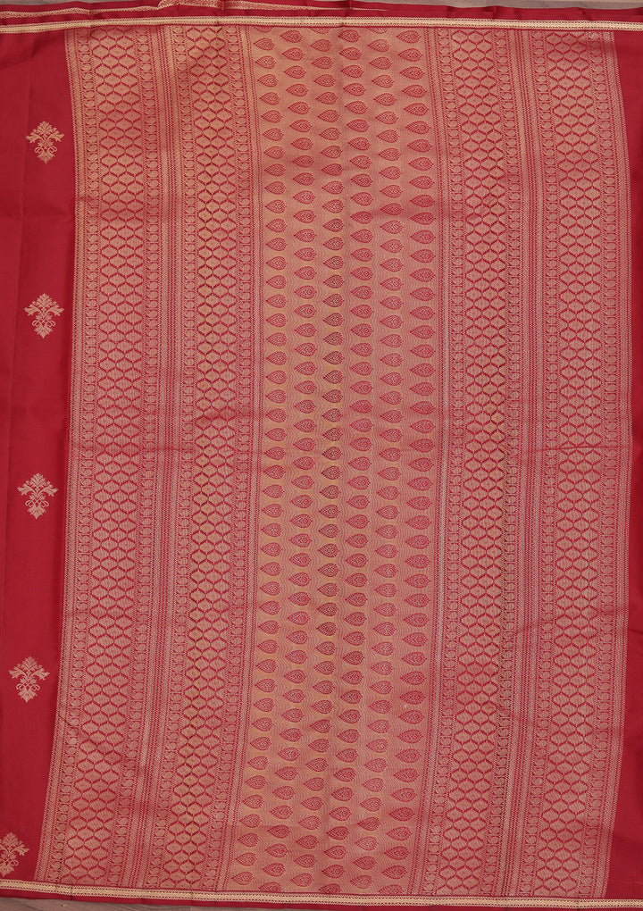 Maroon Zariwork Pure Silk Saree