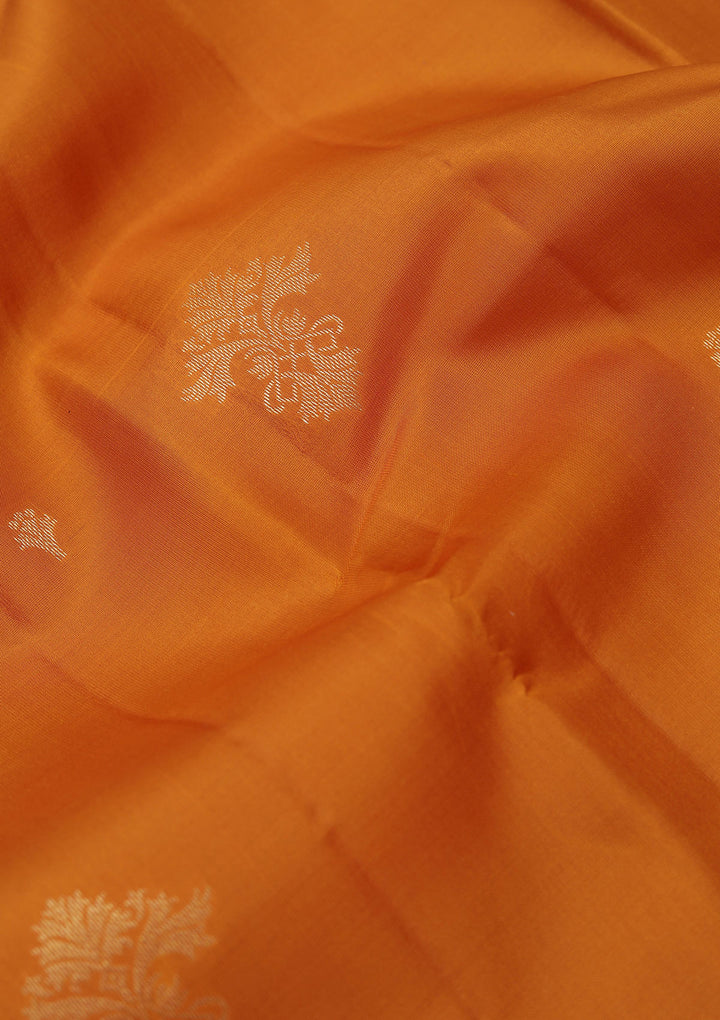 Mustard Zariwork Pure Silk Saree