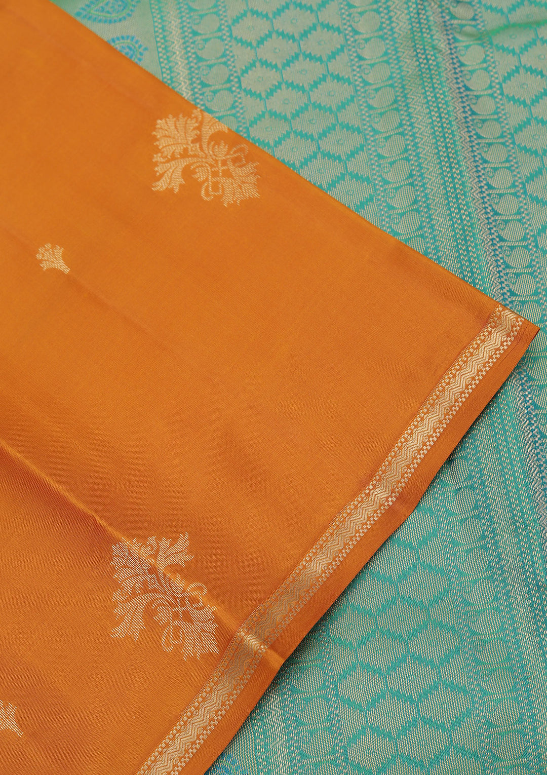 Mustard Zariwork Pure Silk Saree