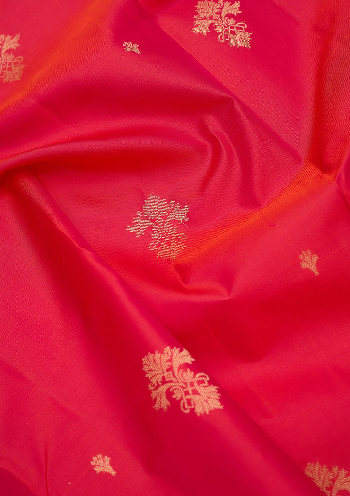 Rani Pink Zariwork (Gold) Silk Silk_Saree