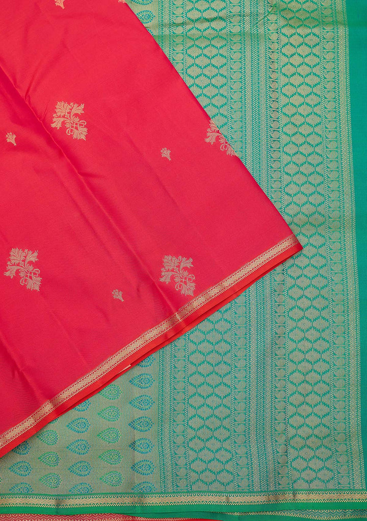Rani Pink Zariwork (Gold) Silk Silk_Saree