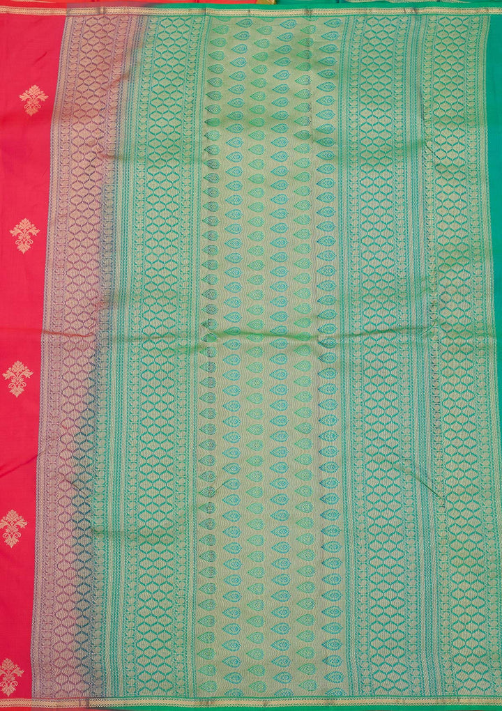 Rani Pink Zariwork (Gold) Silk Silk_Saree