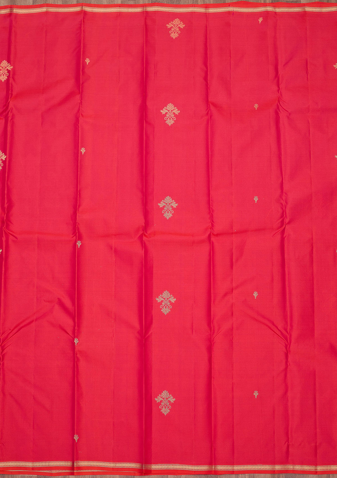 Rani Pink Zariwork (Gold) Silk Silk_Saree