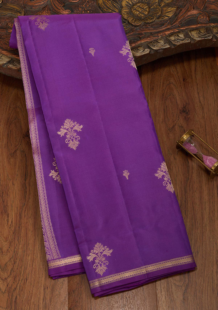 Royal Blue Zariwork Pure Silk Saree