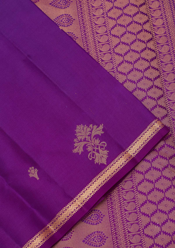 Royal Blue Zariwork Pure Silk Saree