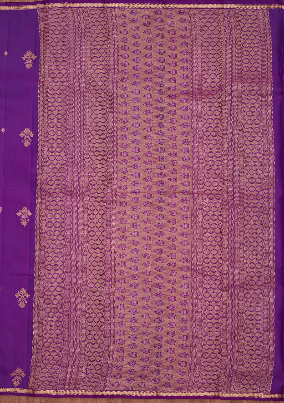 Royal Blue Zariwork Pure Silk Saree