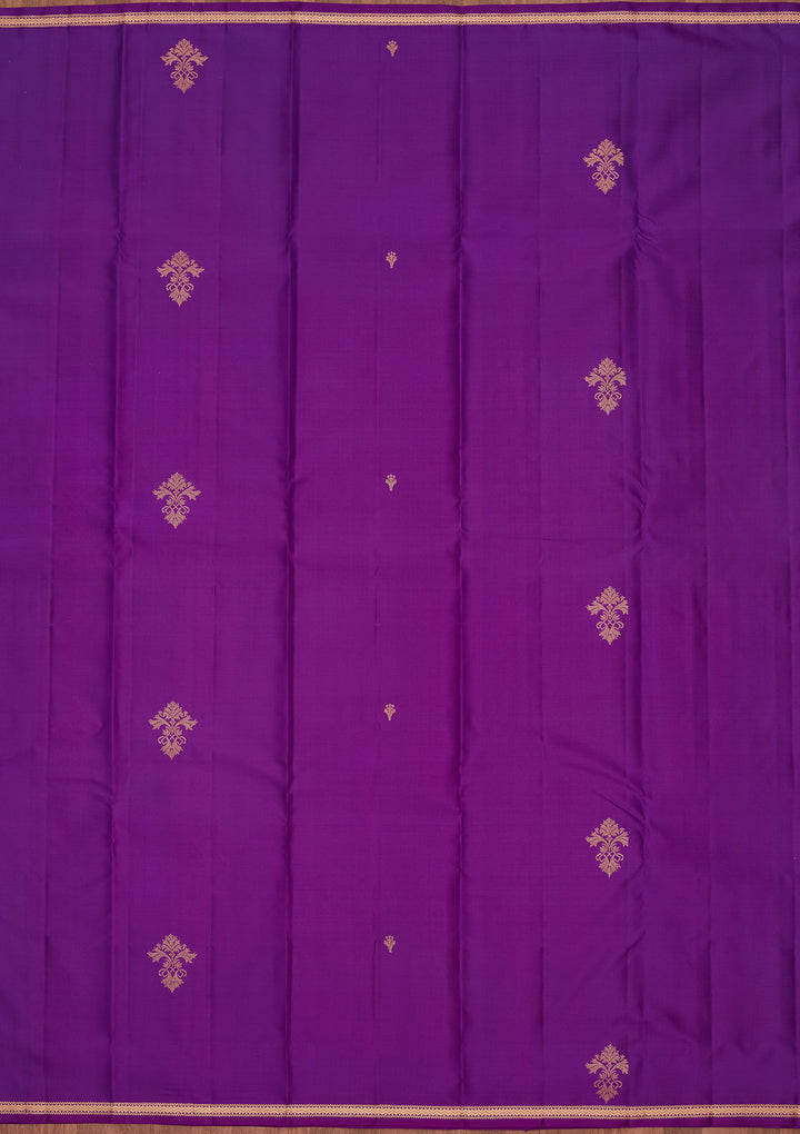 Royal Blue Zariwork Pure Silk Saree