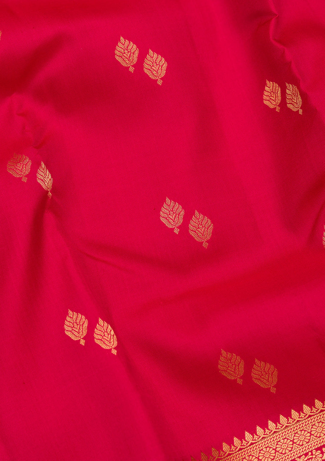 Red Zariwork Pure Silk Saree