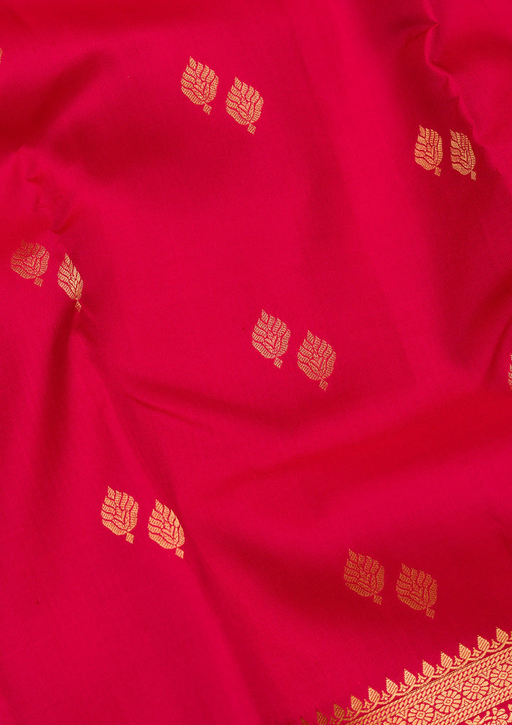 Red Zariwork Pure Silk Saree
