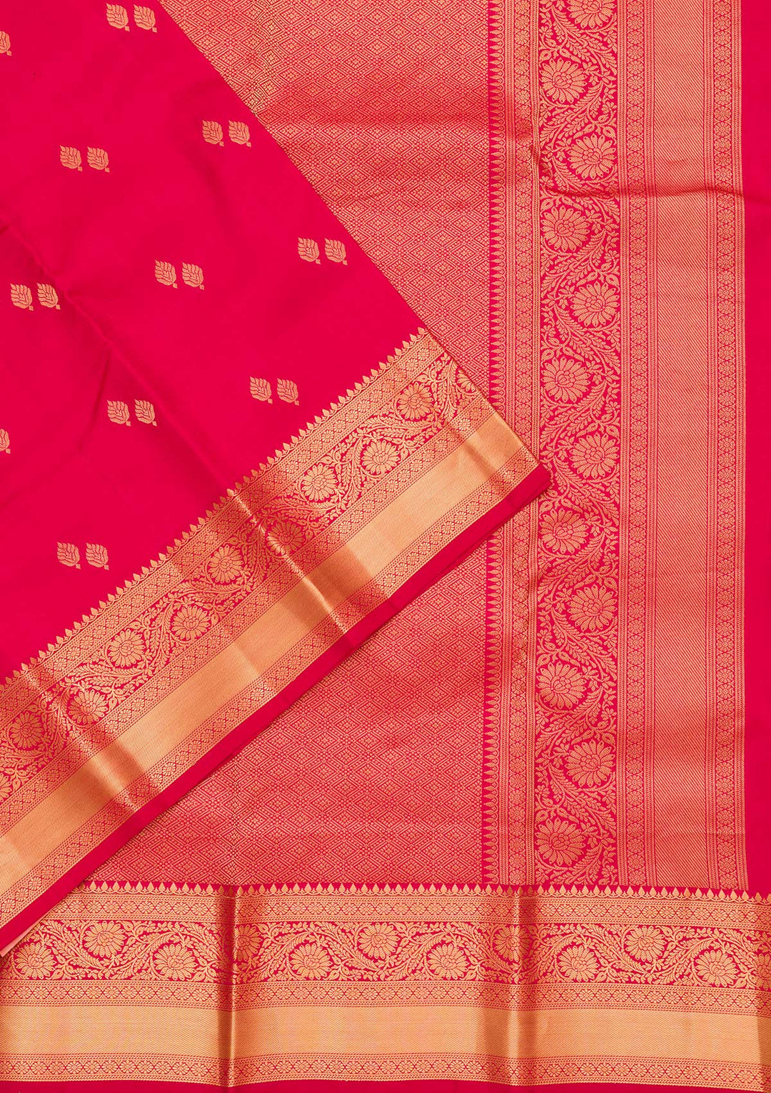 Red Zariwork Pure Silk Saree