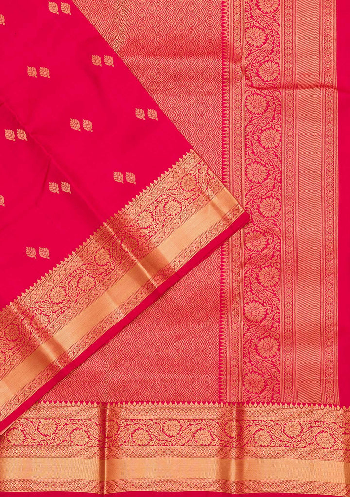 Red Zariwork Pure Silk Saree