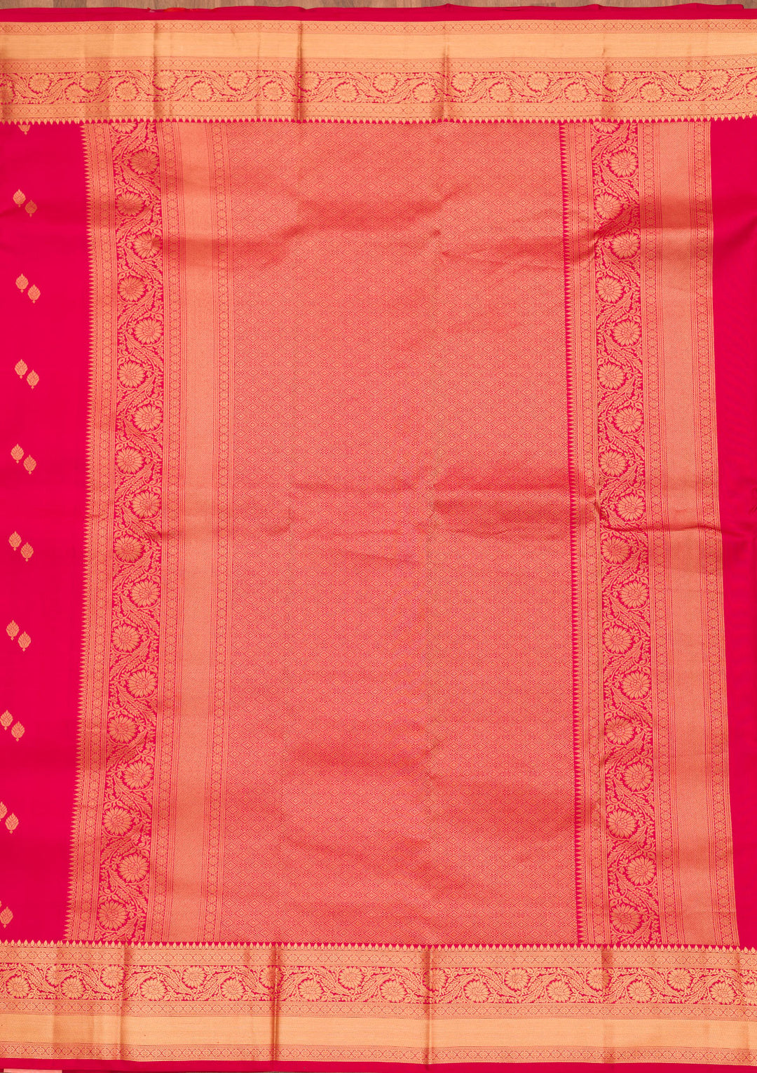 Red Zariwork Pure Silk Saree