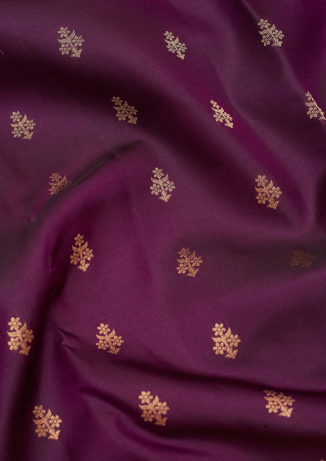 Purple Zariwork Pure Silk Saree