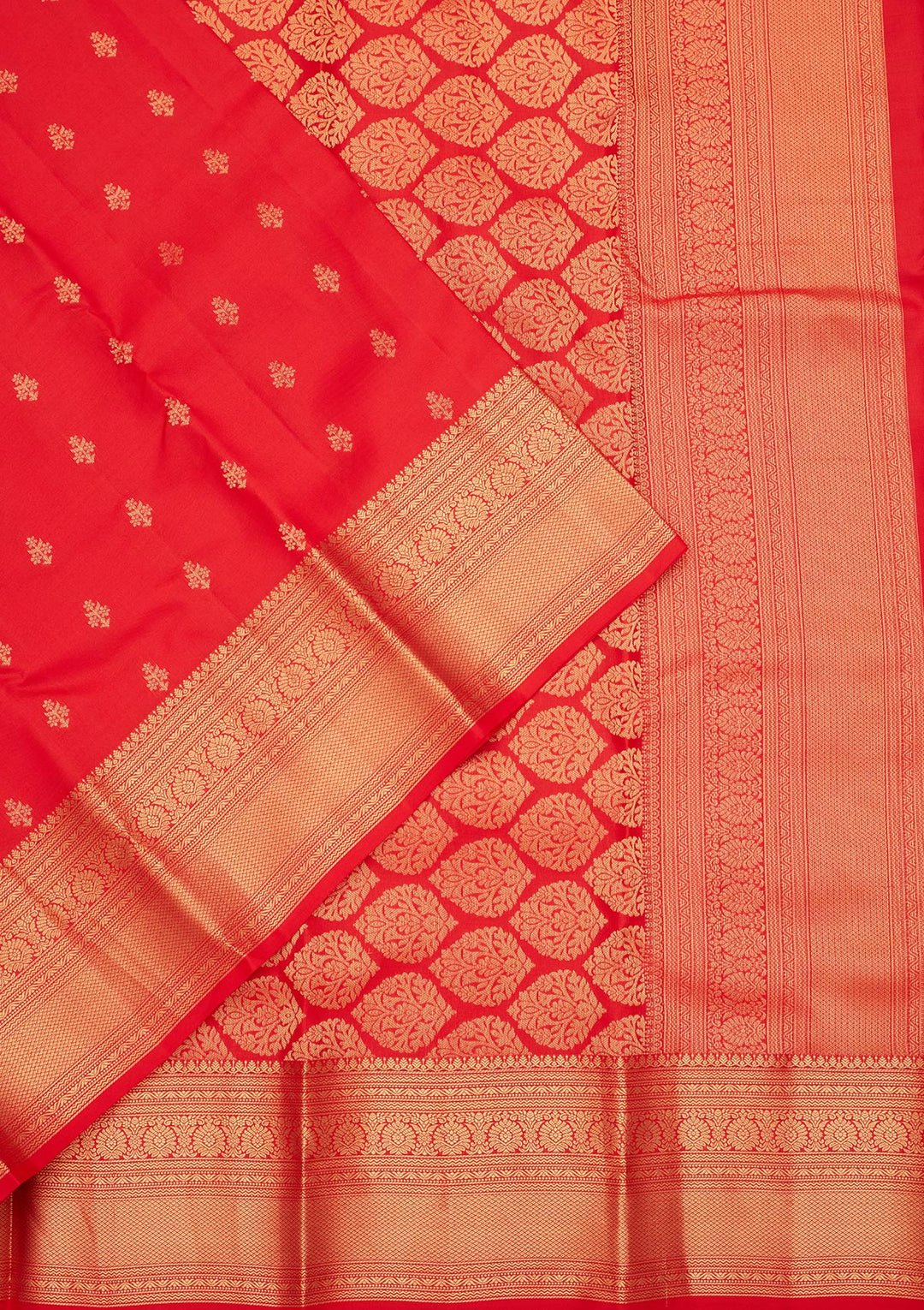 Red Zariwork Pure Silk Saree