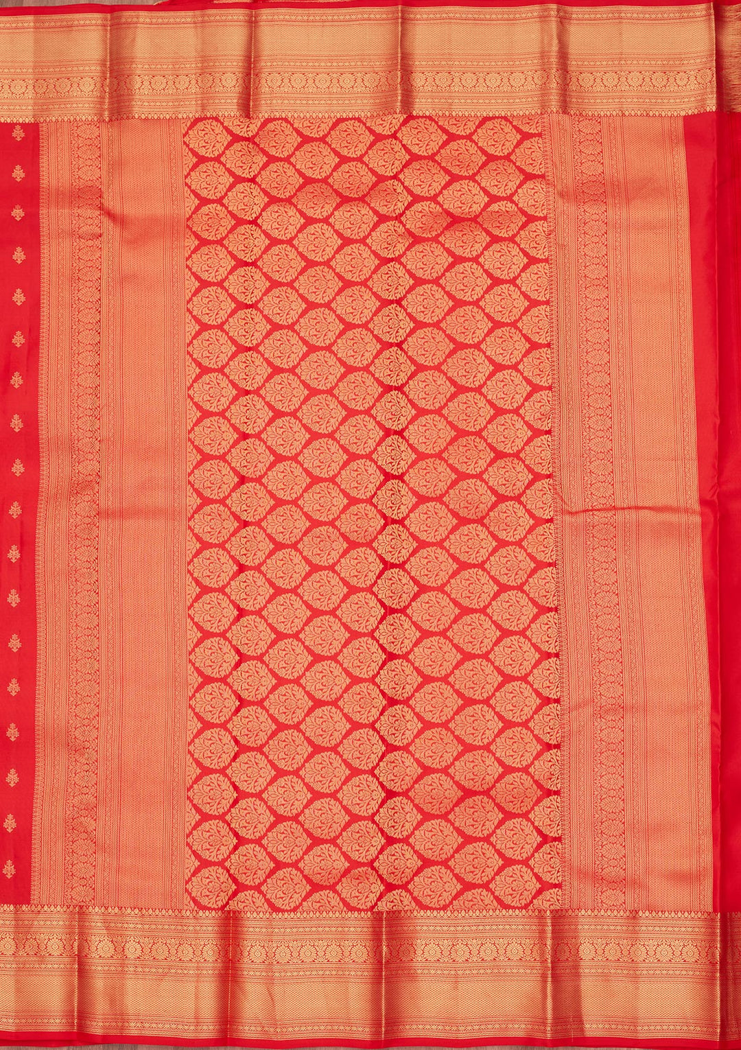 Red Zariwork Pure Silk Saree