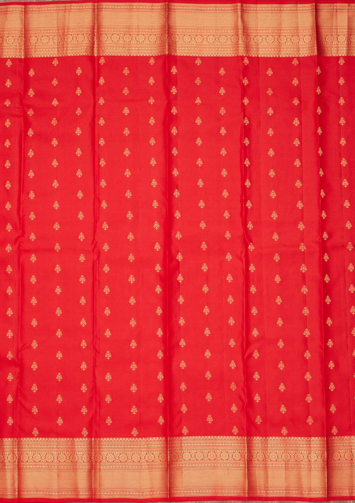 Red Zariwork Pure Silk Saree