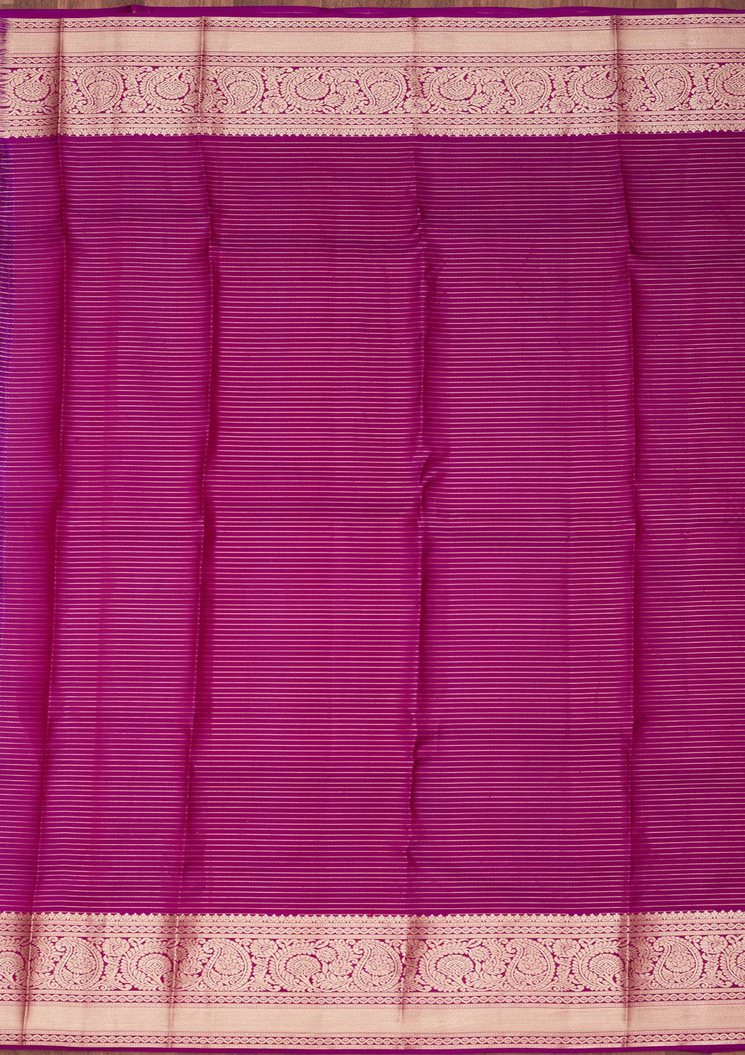 Wine Zariwork Pure Silk Saree