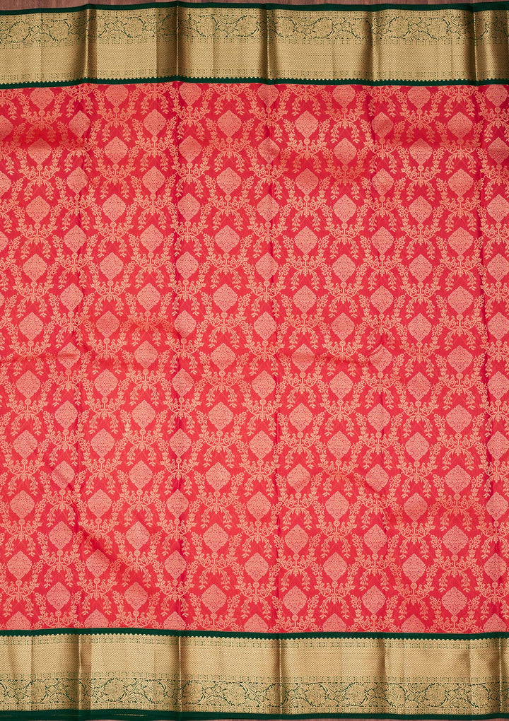 Pink Zariwork Pure Silk Saree