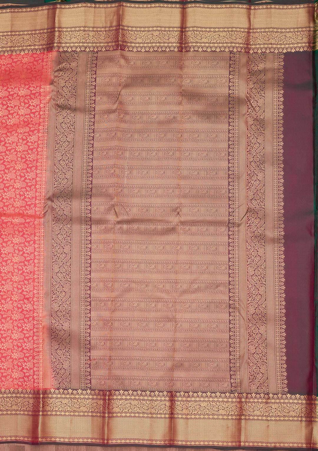 Pink Zariwork Pure Silk Saree