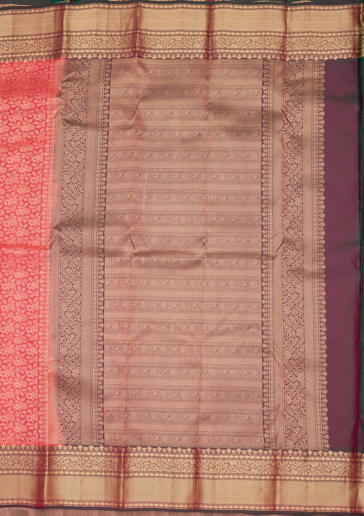 Pink Zariwork Pure Silk Saree