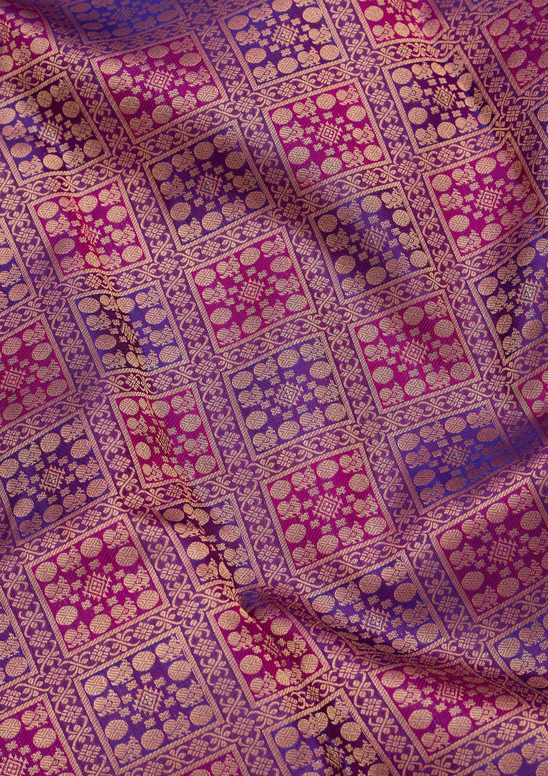 Purple Zariwork Pure Silk Saree