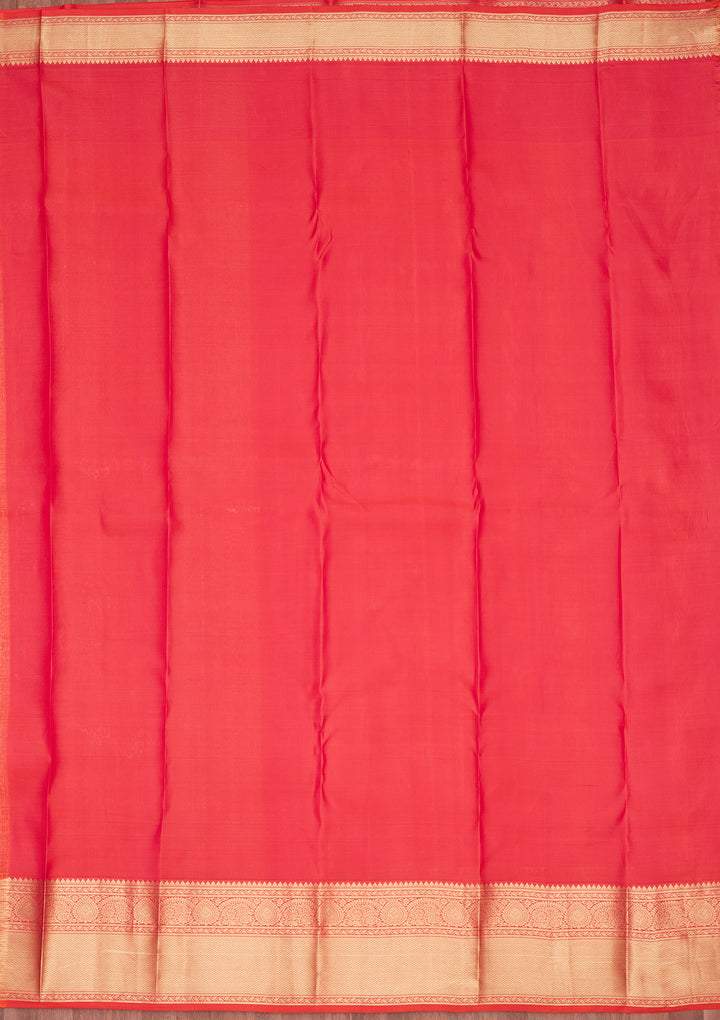 Rani Pink Zariwork Pure Silk Silk_Saree