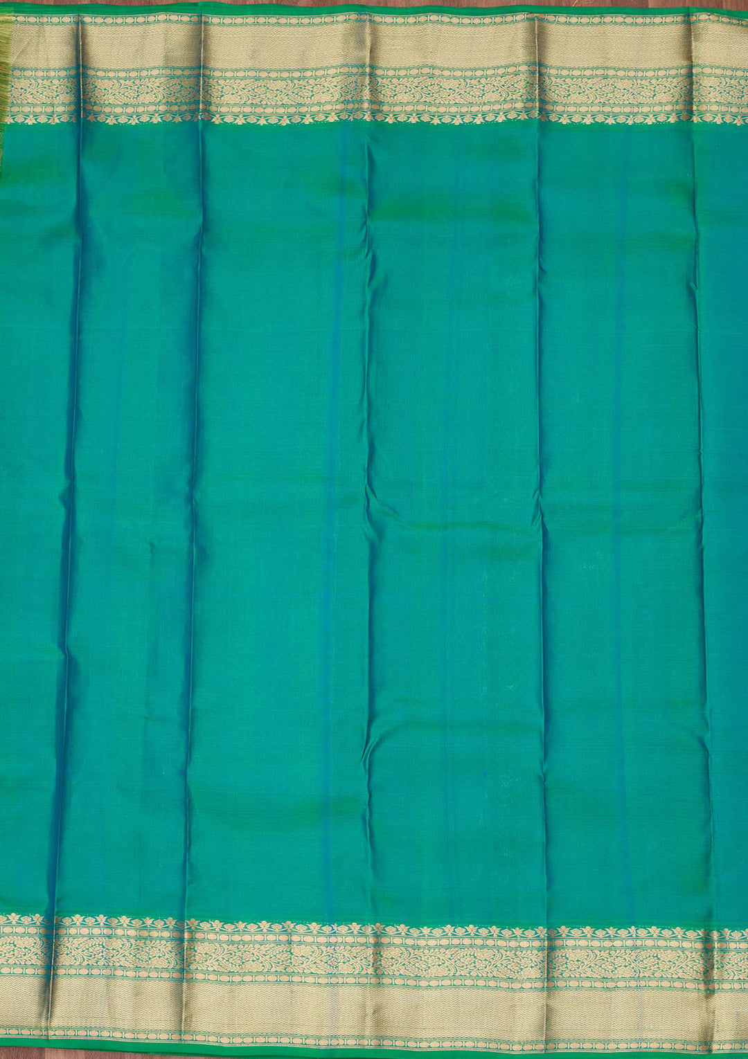 Rama Green Zariwork Pure Silk Saree