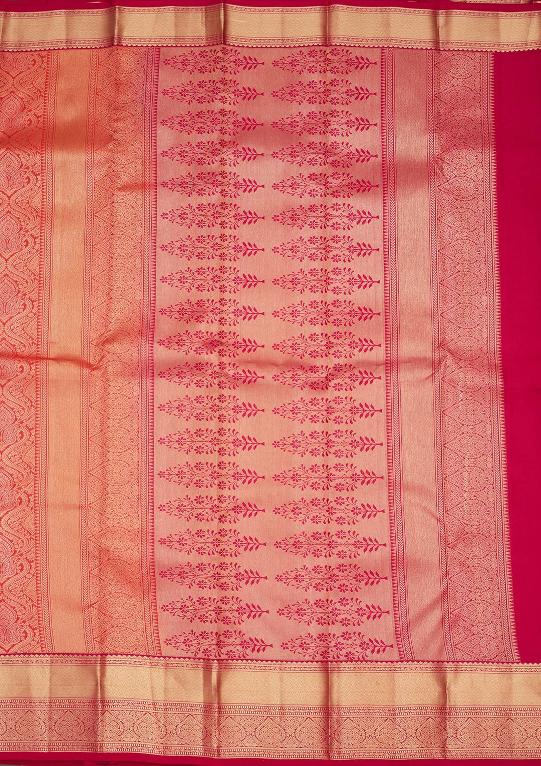 Orange Zariwork Pure Silk Saree