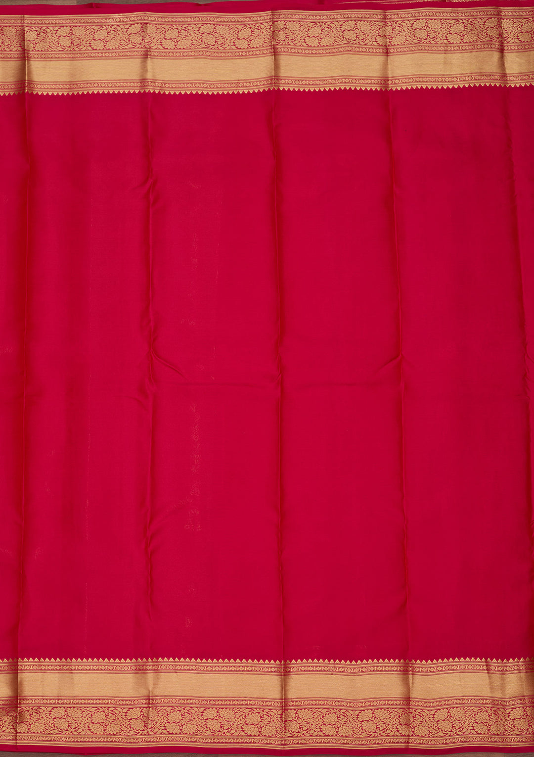 Rani Pink Zariwork Pure Silk Saree