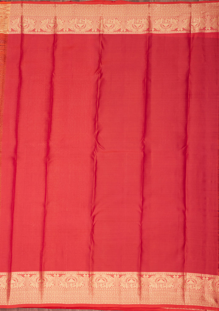 Wine Zariwork Pure Silk Saree
