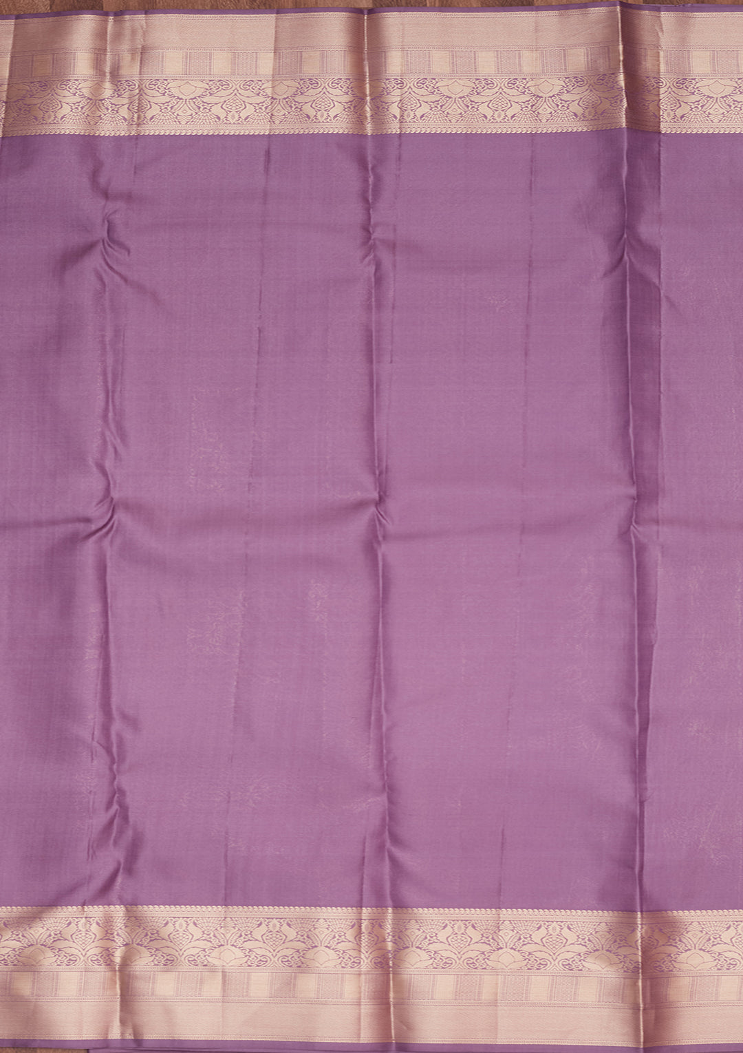 Mauve Zariwork Pure Silk Saree