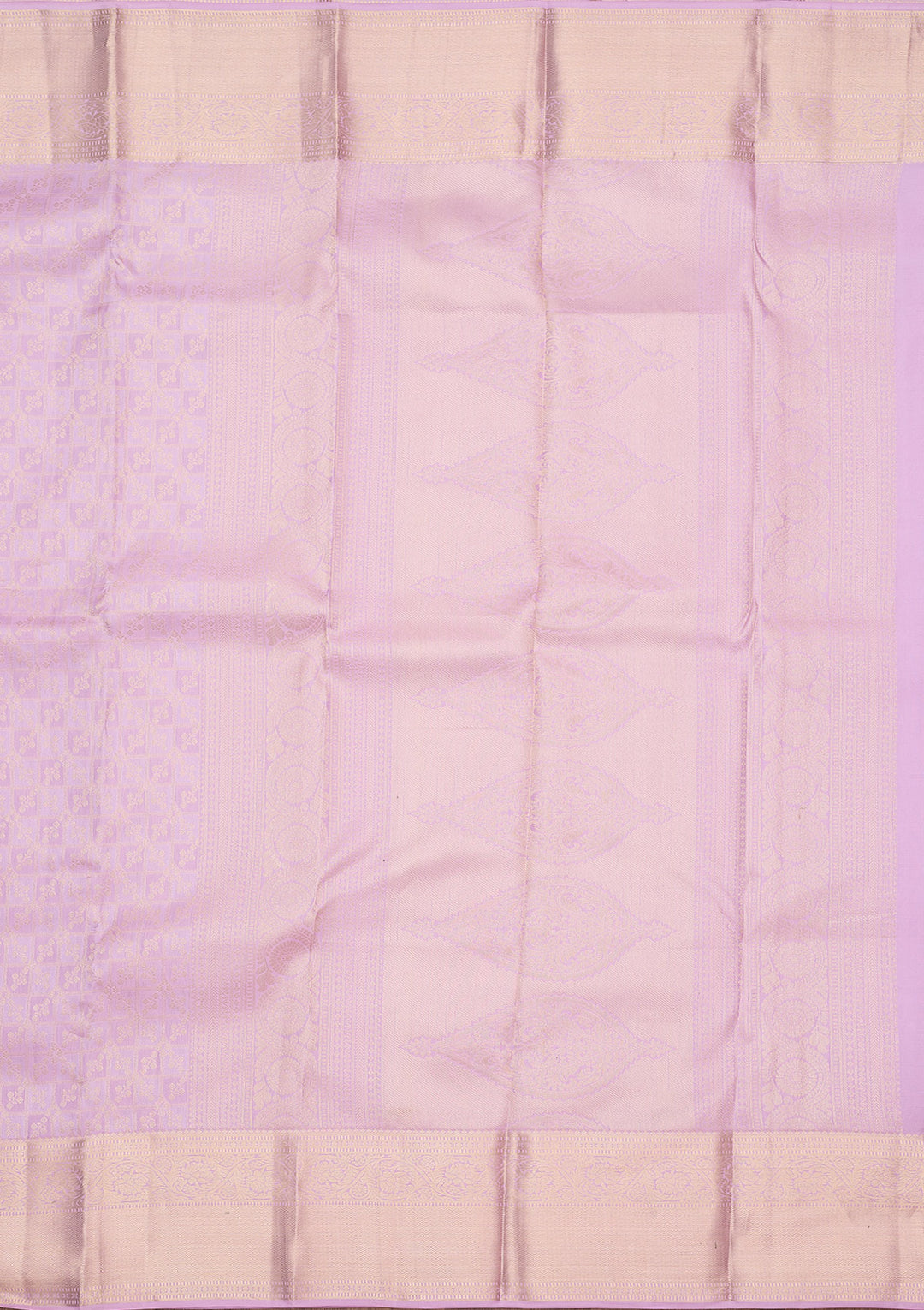 Lavender Zariwork (Gold) Silk Silk_Saree