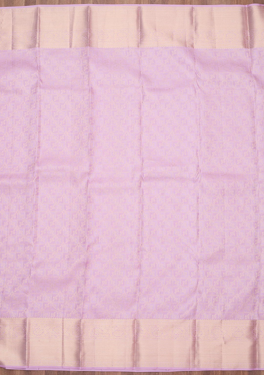 Lavender Zariwork (Gold) Silk Silk_Saree