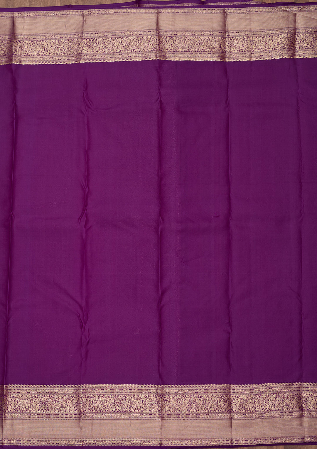 Purple Zariwork (Silver) Silk Silk_Saree