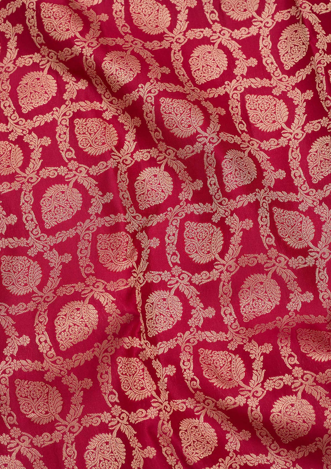 Maroon Zariwork Pure Silk Saree