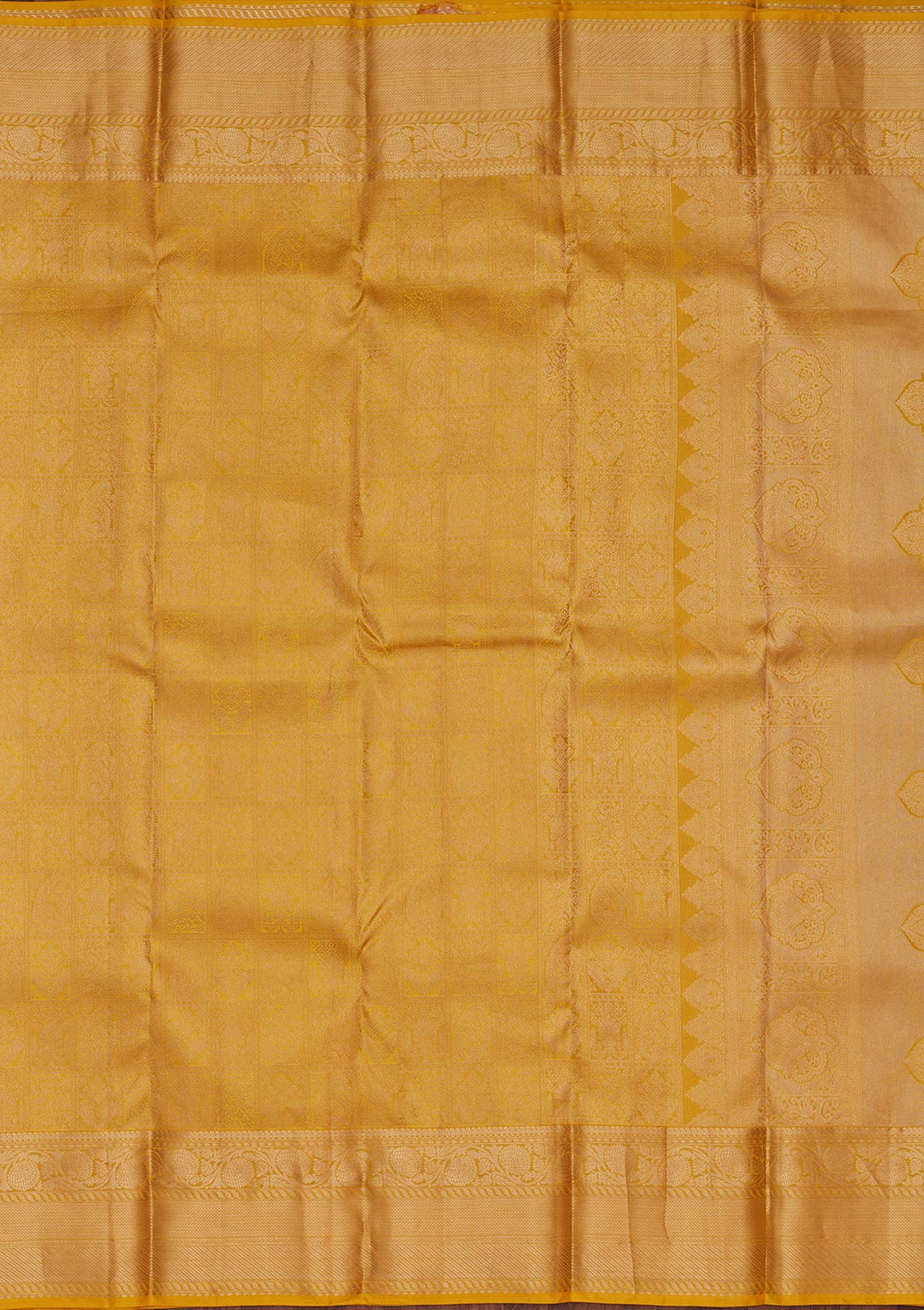 Yellow Zariwork Pure Silk Saree