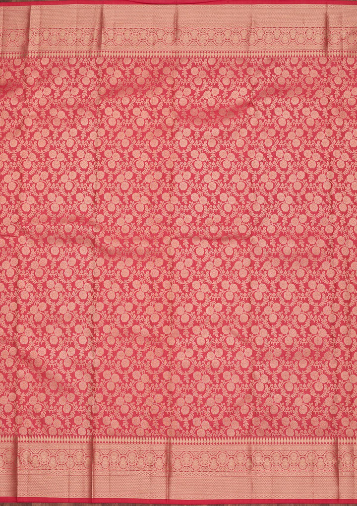Pink Zariwork Pure Silk Saree