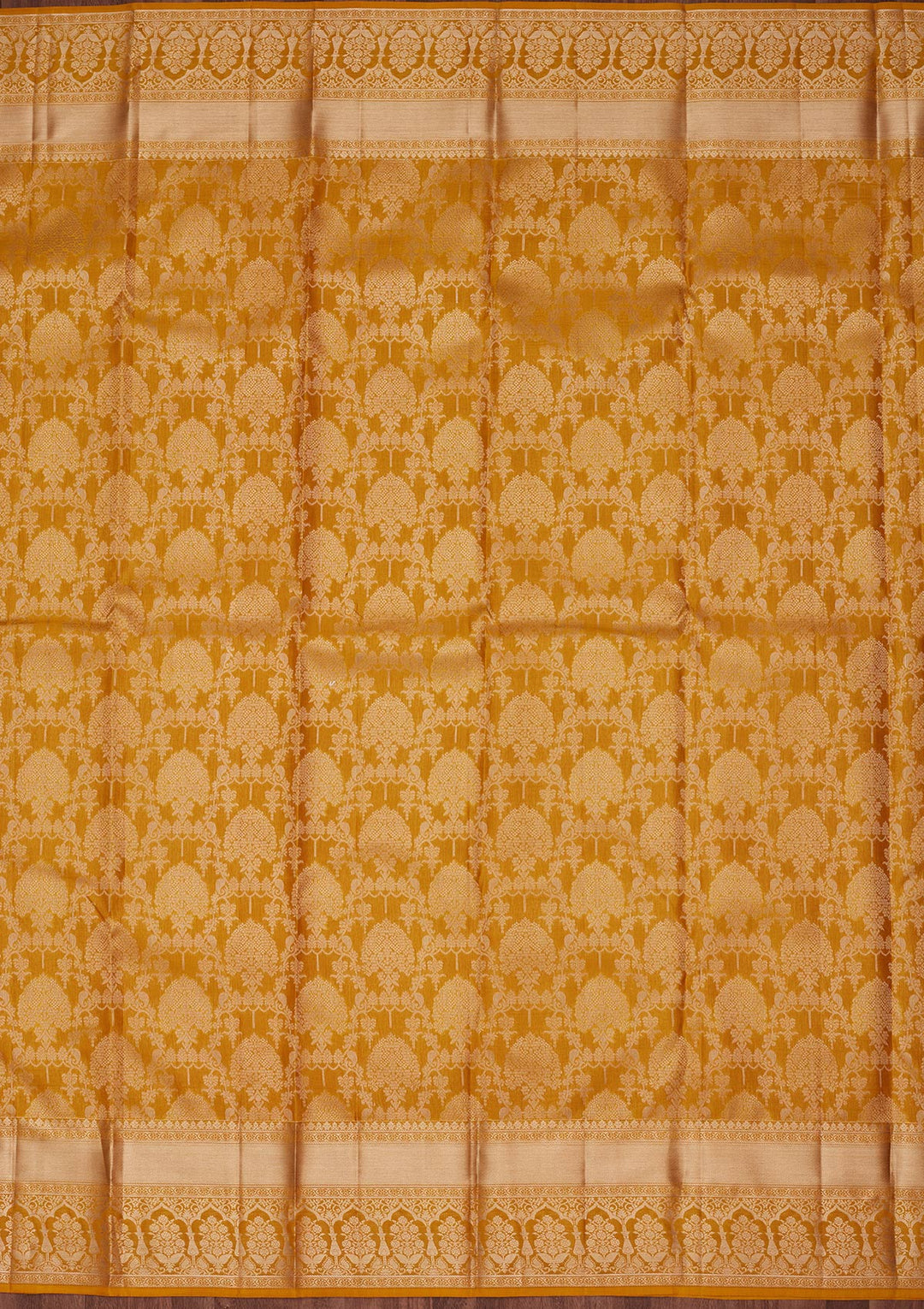 Yellow Zariwork Pure Silk Saree