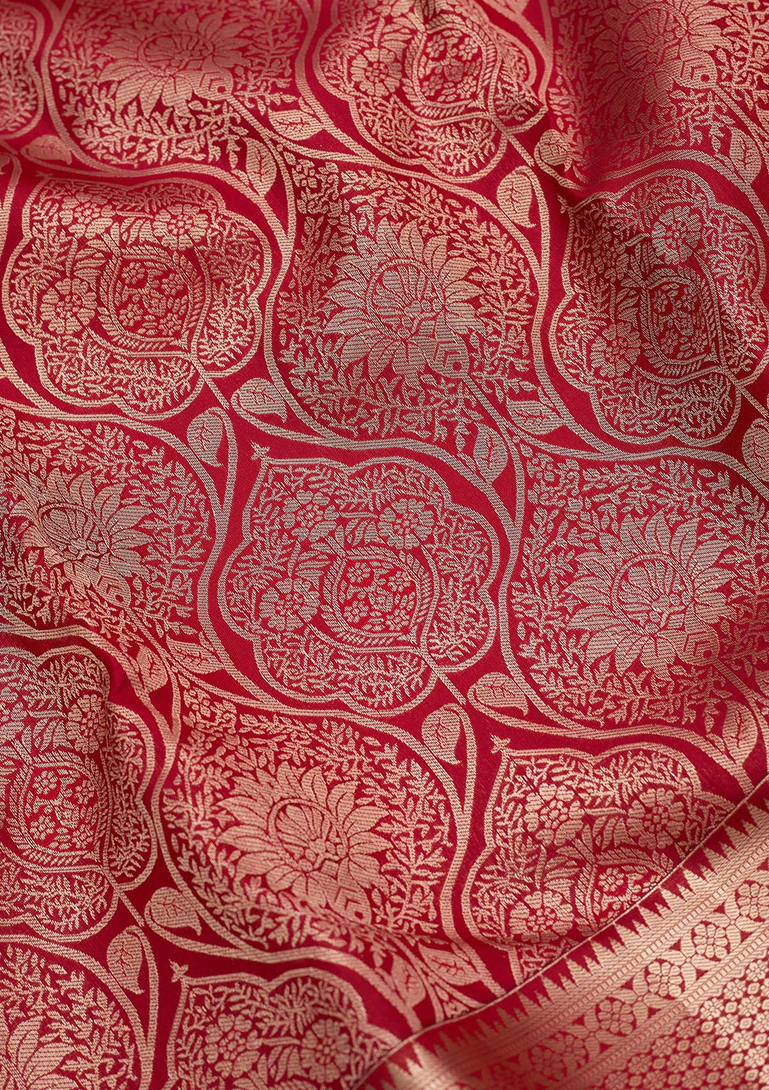 Maroon Zariwork (Gold) Silk Silk_Saree