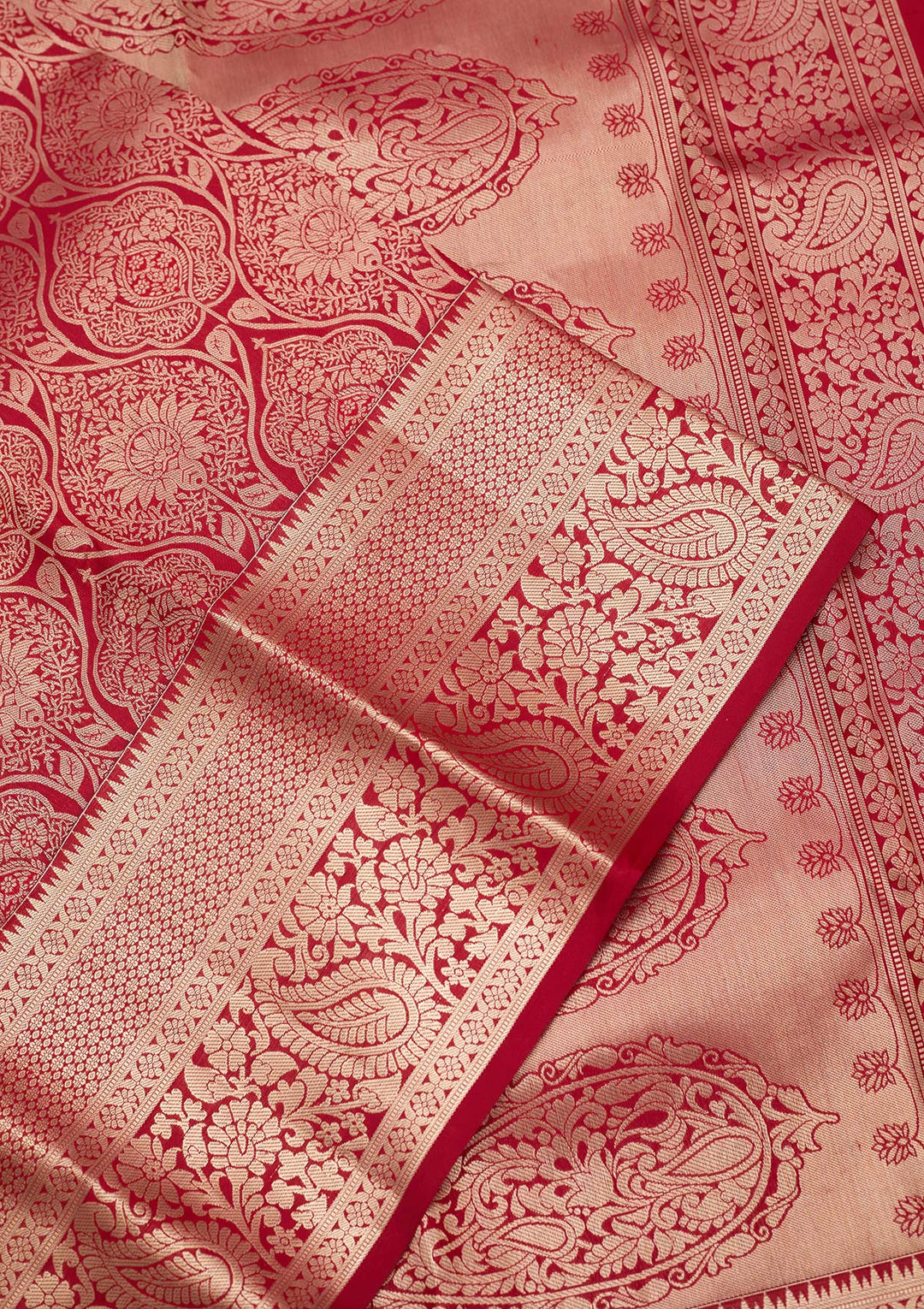 Maroon Zariwork (Gold) Silk Silk_Saree